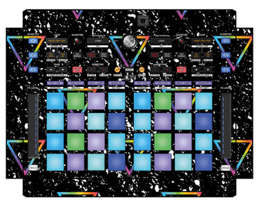 Pioneer DJ DDJ XP 1 Skin Minimal Rainbow